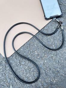 PU Phone Lanyard - Black - View 5