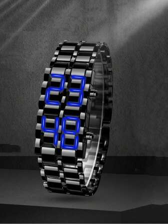 Men LED Digital Display Electronic Watch