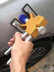 汽車免漆車身凹痕修復工具凹痕修復套件汽車凹痕拉拔器去除車身損壞修復工具帶墊子輕微凹痕去除 - 彩色 - 查看 1