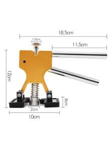 汽車免漆車身凹痕修復工具凹痕修復套件汽車凹痕拉拔器去除車身損壞修復工具帶墊子輕微凹痕去除 - 彩色 - 查看 6