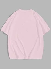 Manfinity Homme 男士字母圖案T恤