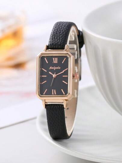 Able Square Women Quartz Horloge Wear As Girls On Holidays
