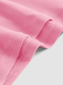 SHEIN MOD 立體花卉掛脖上衣 - 淺粉色 - 查看 6