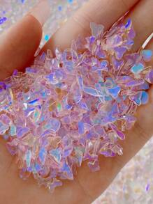 1盒淺粉色樹脂美甲鑽石裝飾 - 淺粉色 - 查看 2