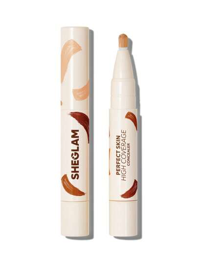 Perfect Skin High Coverage Concealer-Honey 20 Shades Liquid Concealer Brush Moisturizing Weightless All-Day Hydrate Concealer Makeup Brand Beauty Makeup Face Paint Cosmetic For Women Girls Perfect For Fall Winter Ideal For Y2K Fancy Fashion Suitable For Birthday Christmas Present Party Ready Best Color