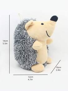 1 pieza Juguete de felpa para mascota erizo en forma de al azar para perro con gato para jugando - Multicolor - Ver 6