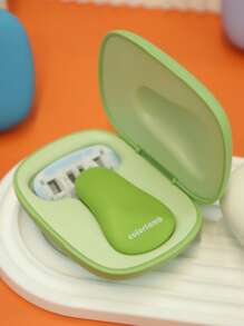 colorlamb 1 Pieza Afeitadora portátil de color de oveja para mujeres, afeitado de piernas, área íntima y del Body, usa 5 hojas con cartucho de cuidado de la piel y jabón, afeitadora manual para viajes, color verde. Productos y accesorios para el cabello para barbería, salón de belleza y artículos esenciales de viaje.