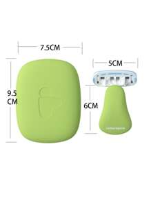 colorlamb 1 Pieza Afeitadora portátil de color de oveja para mujeres, afeitado de piernas, área íntima y del Body, usa 5 hojas con cartucho de cuidado de la piel y jabón, afeitadora manual para viajes, color verde. Productos y accesorios para el cabello para barbería, salón de belleza y artículos esenciales de viaje.