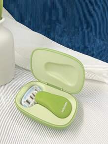 colorlamb 1 Pieza Afeitadora portátil de color de oveja para mujeres, afeitado de piernas, área íntima y del Body, usa 5 hojas con cartucho de cuidado de la piel y jabón, afeitadora manual para viajes, color verde. Productos y accesorios para el cabello para barbería, salón de belleza y artículos esenciales de viaje.