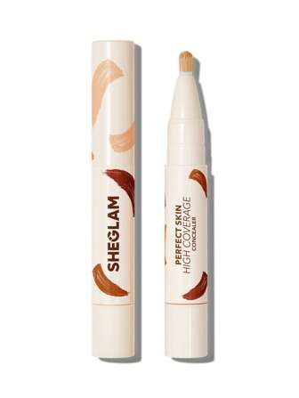 Perfect Skin High Coverage Concealer-Shell 20 Shades Liquid Concealer Brush Idratante Leggero Tutto Il Giorno Correttore Trucco Saldi Correttore Marchio Bellezza Trucco Cosmetico Per Donne Ragazze Perfetto Per Autunno Inverno Ideale Per Y2K Elegante Moda Adatto Per Compleanno Natale Presente Festa Pronto Migliore Colore