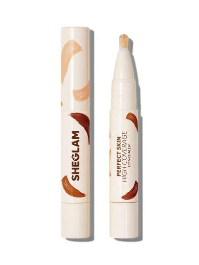 كريم إخفاء العيوب Perfect Skin High Coverage Concealer-Buttercream 20 Shades Liquid Concealer Brush Moisturizer خفيف الوزن يدوم طوال اليوم مكياج إخفاء العيوب علامة تجارية جمال مكياج مستحضرات تجميل للنساء الفتيات مثالي لفصل الخريف الشتاء مثالي ل- Y2K أزياء أنيقة هدية حفلة جاهز أفضل لون