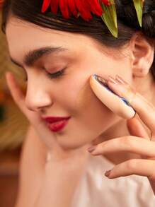 Frida Kahlo X SHEIN 2 piezas Puff de maquillaje - Multicolor - Ver 2