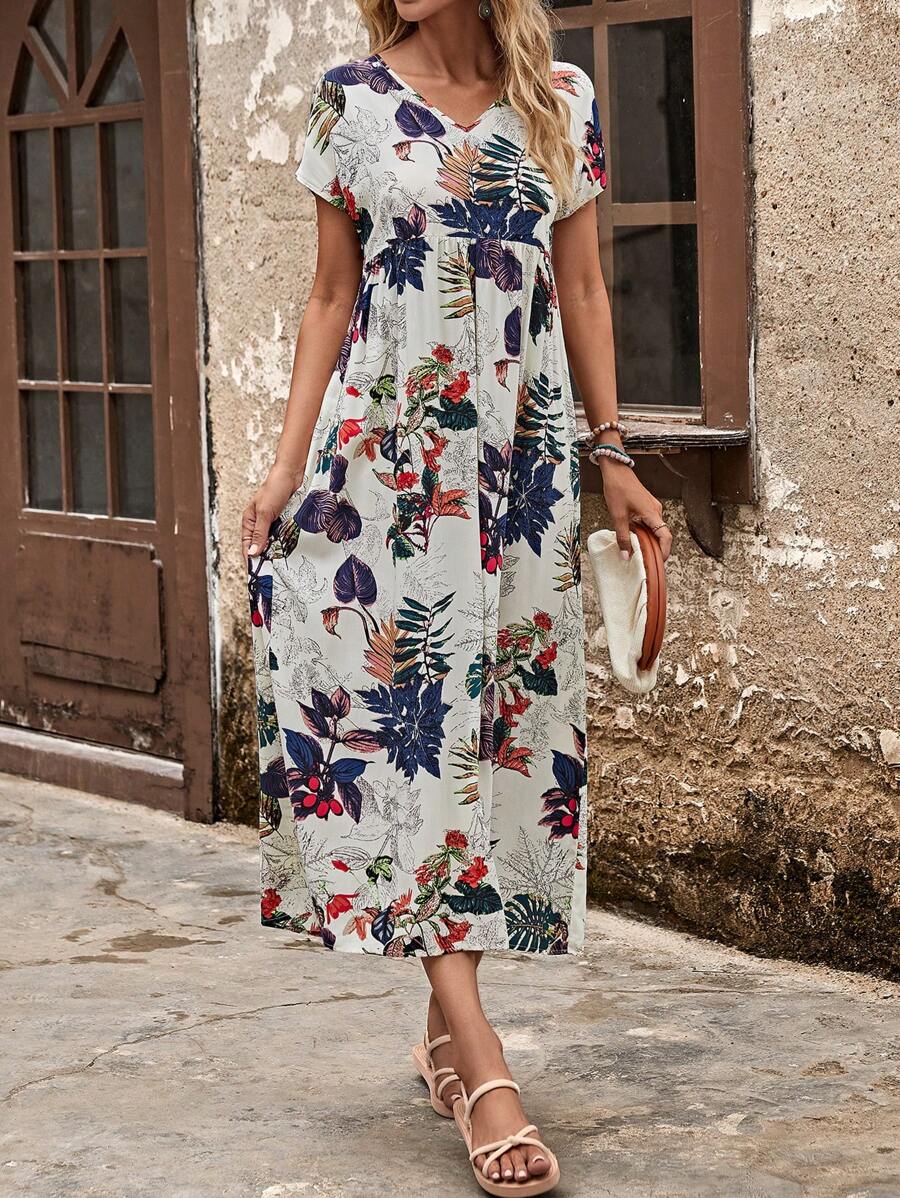 EMERY ROSE Trang phục mùa hè Kỳ nghỉ nhiệt đới Quần áo phụ nữ Váy dài cho phụ nữ - Nhiều màu - Xem 1