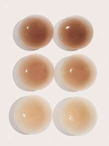 3 pares Cubierta de pezón unicolor - Multicolor - Ver 1