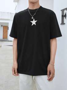 Manfinity Hypemode 男士星星印花T恤