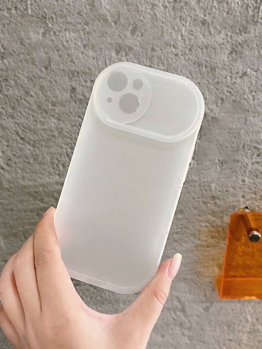 1 Miếng Trong mờ Mờ Ốp lưng & bao da điện thoại Với Nắp máy ảnh Và Đẩy Cửa sổ Tương thích với iPhone - Trong sáng - Xem 1