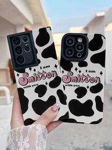 1pc Cow Pattern Phone Case - Multicolor - View 5