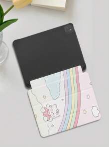 Ốp PVC chống rơi họa tiết mèo hoạt hình Tương thích với iPad - Nhiều màu - Xem 3