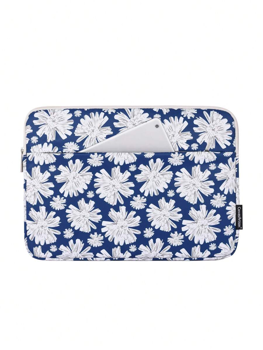 canvas artisan 适用于华硕笔记本电脑的便携式笔记本电脑内胆包，带前袋的笔记本电脑包