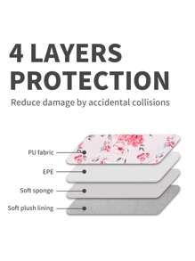 canvas artisan Laptop Sleeve For Women. Laptop Cover Compatible With MacBook Pro - Multicolor - View 4