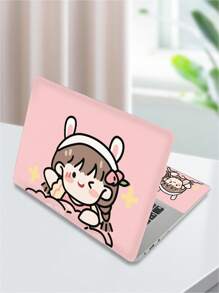 1入組卡通圖案筆記本電腦保護貼 - 彩色 - 查看 1