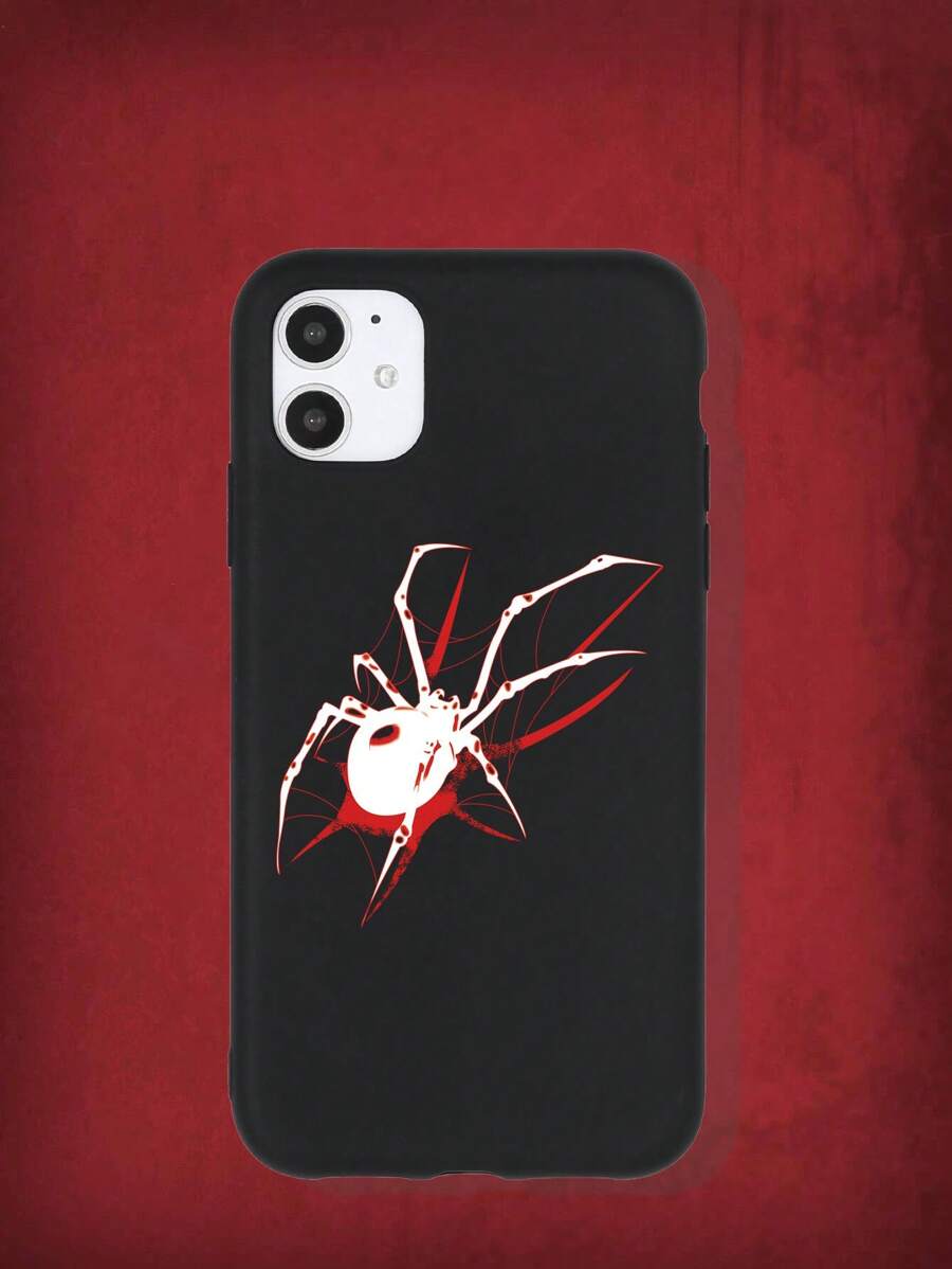 Spider Pattern Phone Case - Multicolor - View 1