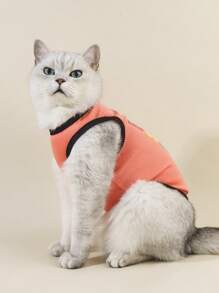 PETSIN 1入組字母圖案寵物背心適用於狗狗和貓適合夏天 - 彩色 - 查看 3