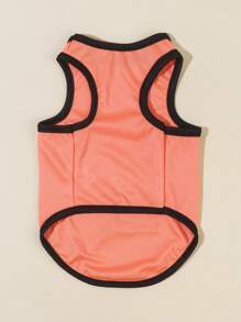 PETSIN 1入組字母圖案寵物背心適用於狗狗和貓適合夏天 - 彩色 - 查看 5