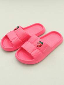 Trang trí dâu tây cho phụ nữ Trang trí một dải, Trang trình bày thời trang EVA - Màu Hồng Tươi - Xem 2