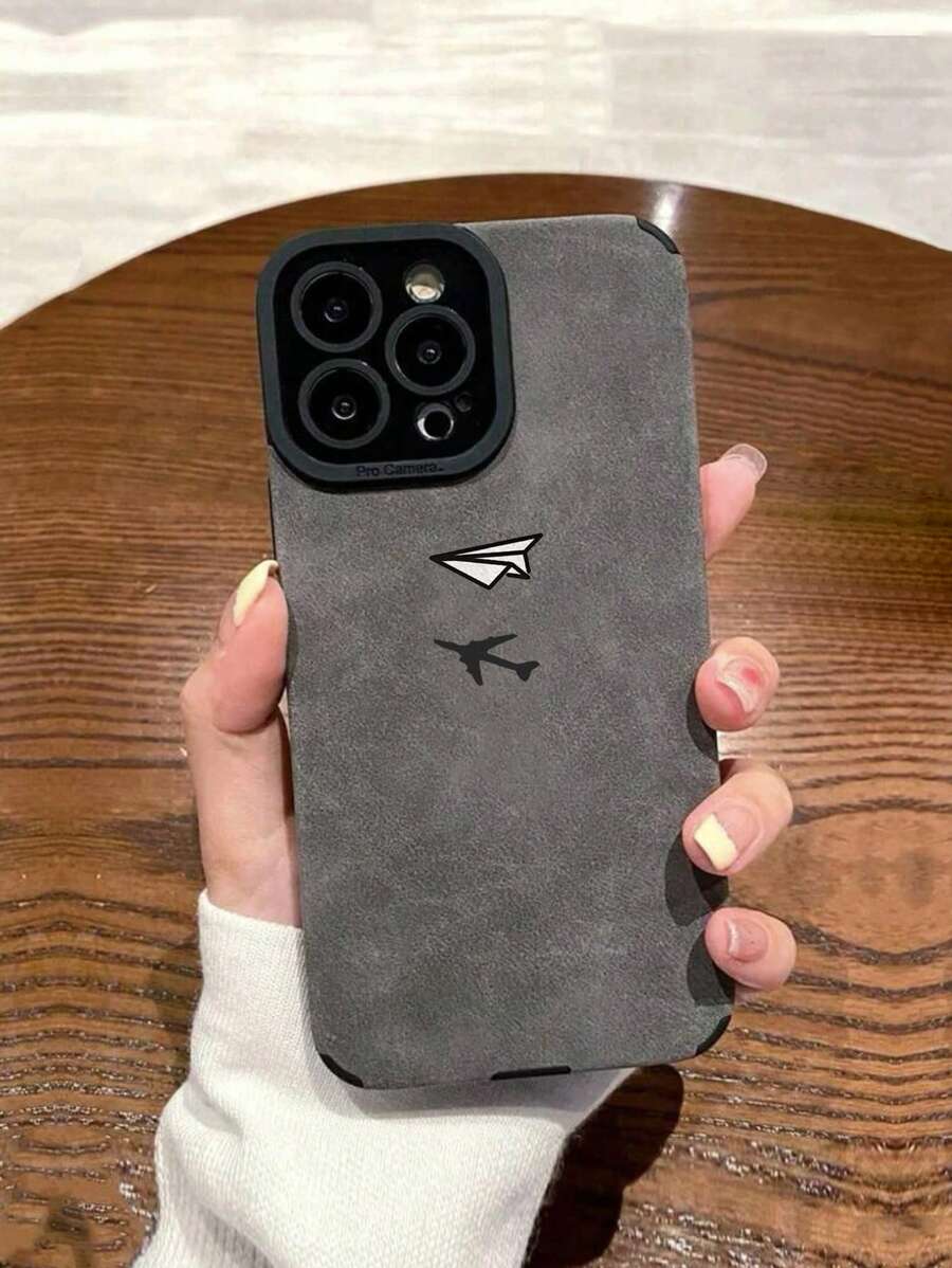 Plane Pattern Phone Case - Multicolor - View 1