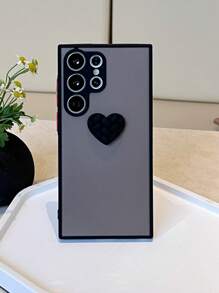 Ốp điện thoại hình trái tim, phiên bản quốc tế, không phải phiên bản nội địa. - màu đen - Xem 1