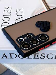 Ốp điện thoại hình trái tim, phiên bản quốc tế, không phải phiên bản nội địa. - màu đen - Xem 3