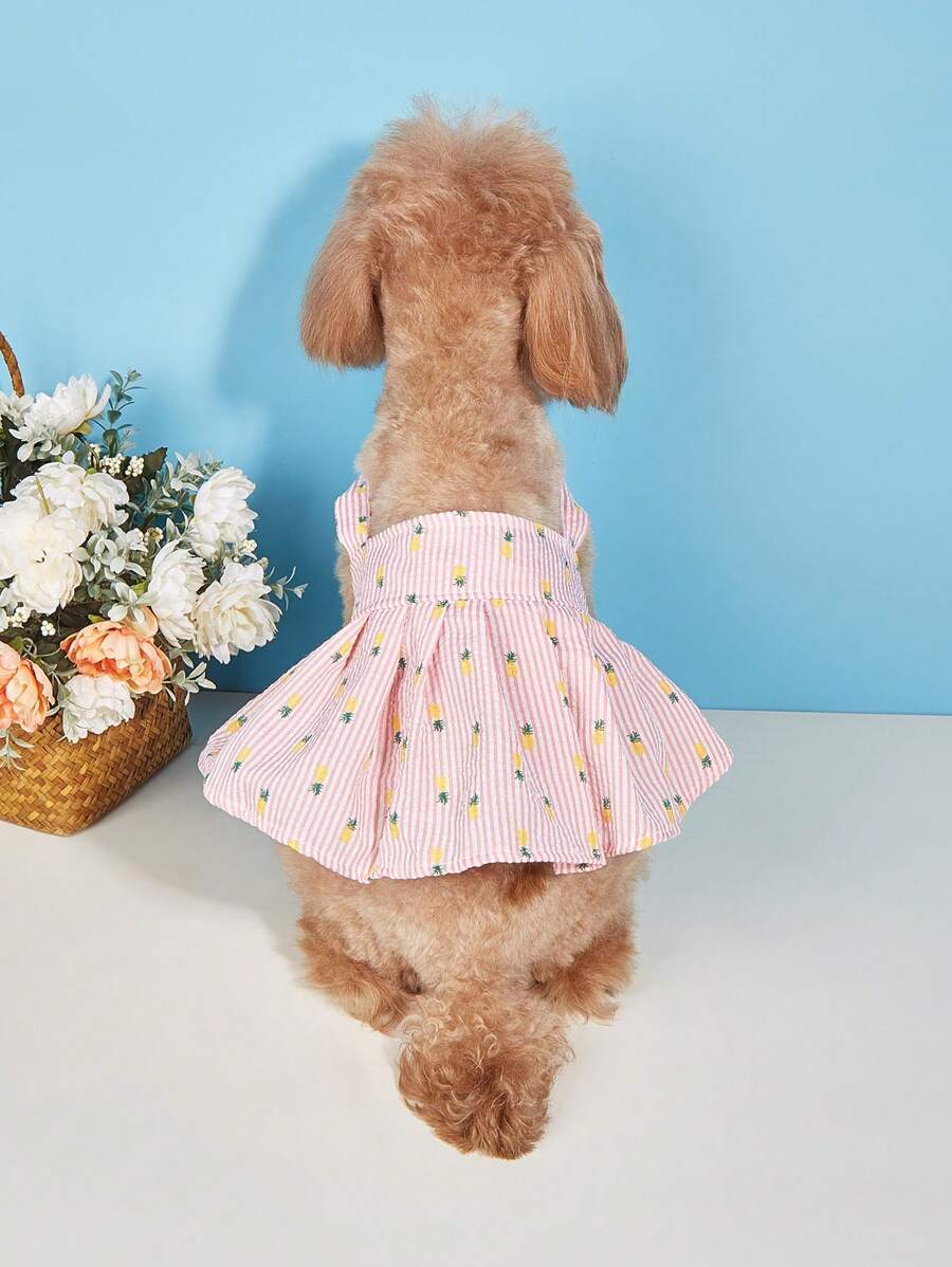 1 Váy Thú Cưng In Hình Quả Dứa Cho Chó Và Mèo Cho Mùa Hè - Nhiều màu - Xem 1