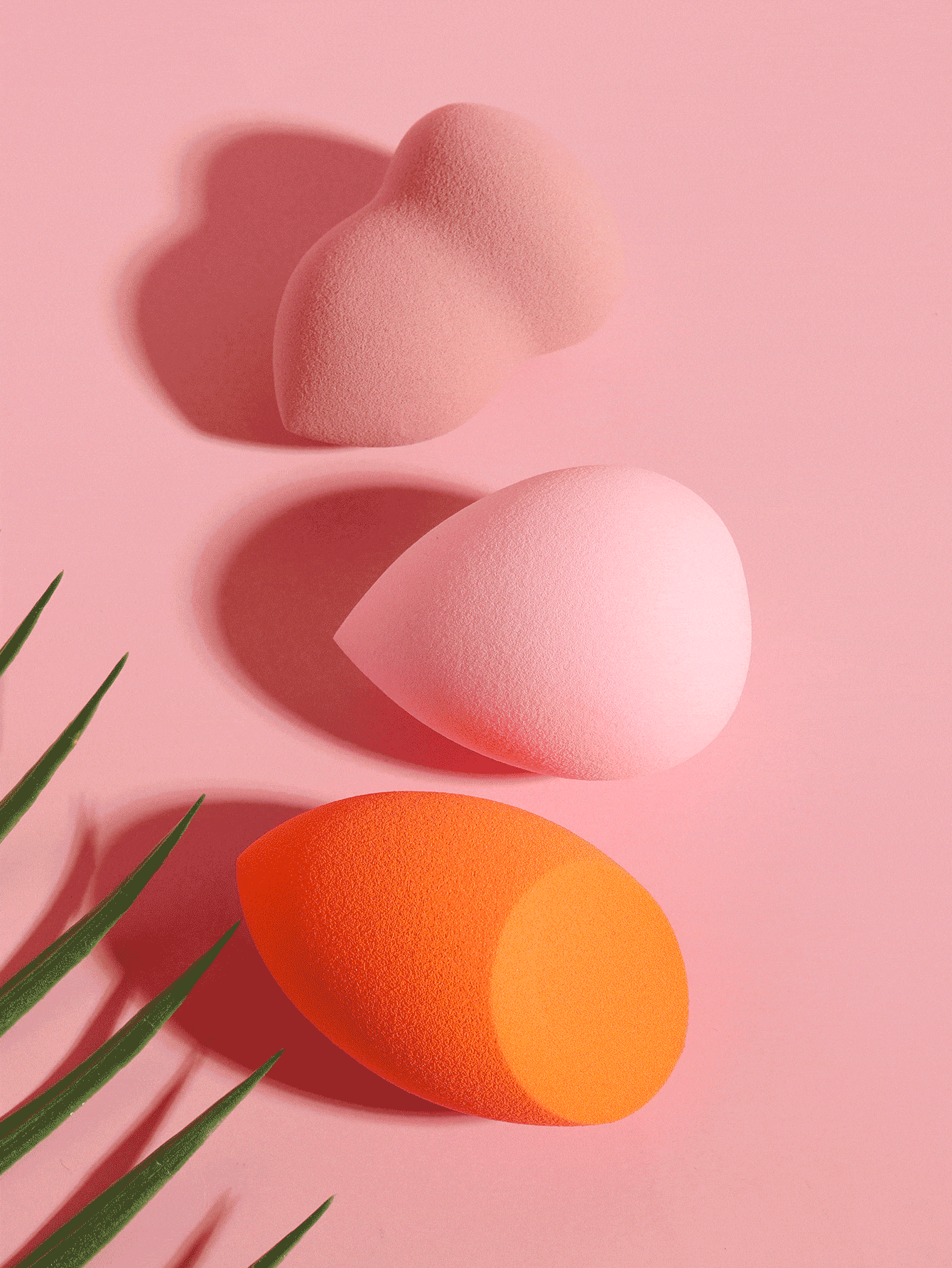 Dry Wet Use Beauty Egg Makeup Egg Set, 3pcs Soft To Touch Makeup Sponge