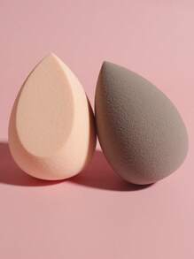 干湿使用美容蛋化妆海绵套装，2 件柔软触感化妆海绵适合所有皮肤类型的化妆海绵化妆搅拌器 - 彩色 - 查看 6