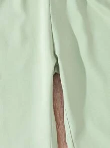 Tween Girl Shirred Cami Top & Flare Leg Trousers & Button Up Blouse - Multicolor - View 6