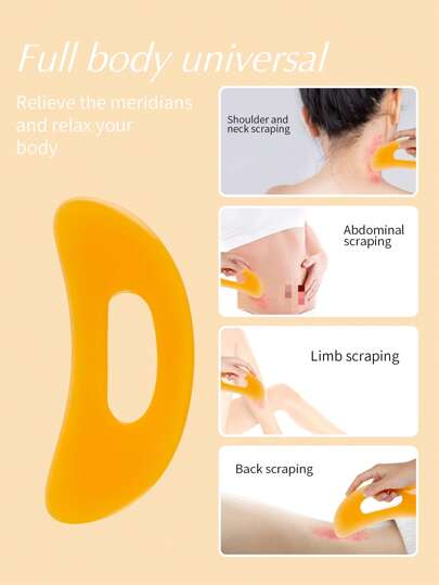 NEFOUME 按摩板，1入组腹肌刮痧板，用於身體背部和麵部，手動可重複使用肌肉放鬆