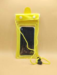 Bolsa impermeable para teléfono - Amarillo - Ver 2