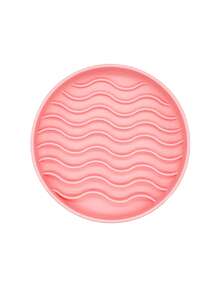 1入組圓形寵物舔墊適用於狗狗適用於吃 - 粉色 - 查看 4