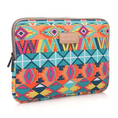 LISEN 绿色菱形图案防震防水笔记本电脑保护套，兼容Macbook Pro 13/14/15/16英寸（2010-2026）、MacBook Air 11.6/12/13.3/15.4英寸 M1/M2/M3（2012-2026）、MacBook MateBook 12-16英寸（HP、Chromebook）