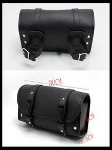 1 túi đựng đồ xe máy PU đa chức năng chống thấm nước - màu đen - Xem 4