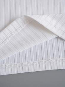 INAWLY Áo khoác và áo lót dành cho xe tăng nữ Gân đan Khủng long Giải trí - trắng - Xem 4