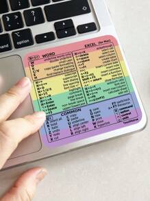 Miếng Dán Phím Tắt Laptop Tương Thích Với Macbook - Nhiều màu - Xem 1