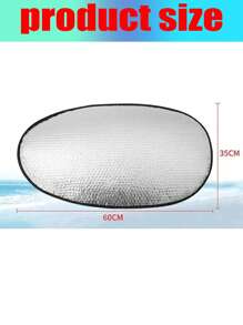 1入組通用防曬兩面PVC摩托車座位套 - 銀色 - 查看 3