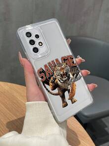 Funda de celular transparente con patrón de tigre - Multicolor - Ver 2