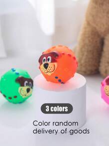 1pc Cartoon Dog Pattern Pet Sound Toy For Dog And Cat For Playing - Multicolor - View 2