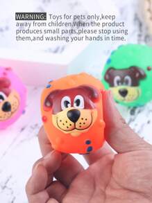1pc Cartoon Dog Pattern Pet Sound Toy For Dog And Cat For Playing - Multicolor - View 4