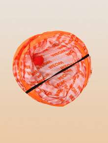 1pc Letter Graphic Cat Tunnel - Pink - View 3