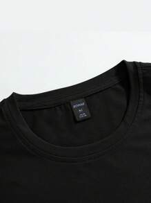 galactixy ROMWE MEN Guys Skull Graphic Tank Top - Black - View 5