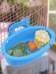 1pc Plastic Bird Bath Tub - Blue - View 3